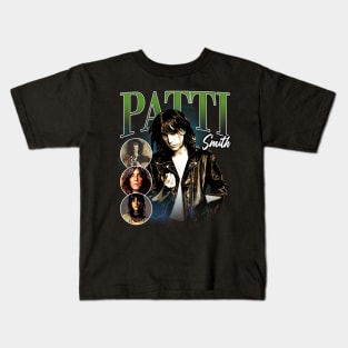 Patti Smith's Evolution Frames of Transformation Kids T-Shirt